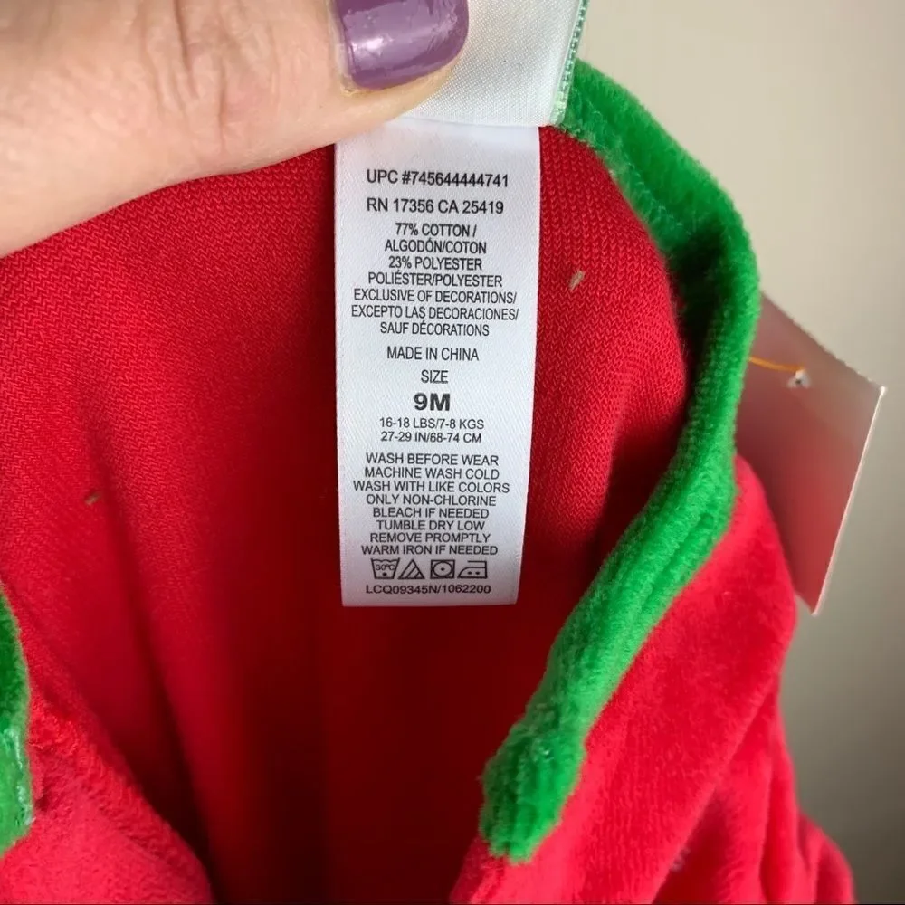 Little Me Baby’s First Christmas Pajamas NWT.‎